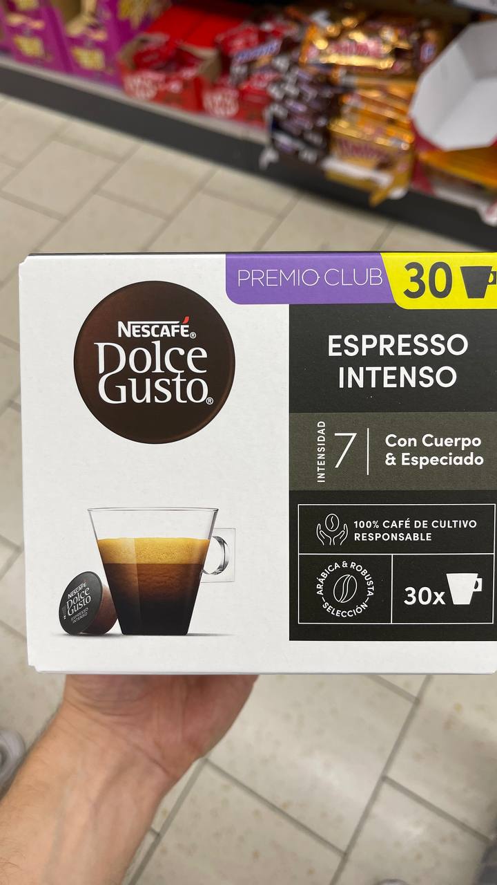 Незкафе Долче Густо Эспрессо Интенсо пачка 30 капсул в супермаркете